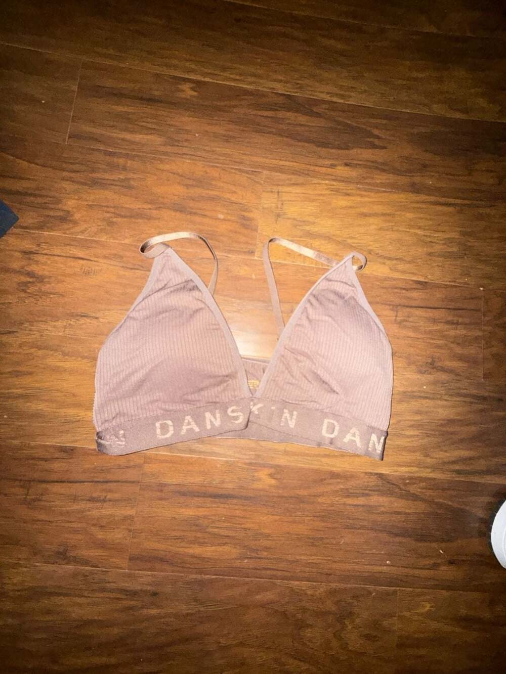 Danskin Women's Ribbed Seamless Bralette